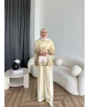Pwn - Soya Çiçek Desen Takım - Sarı