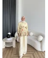 Pwn - Soya Çiçek Desen Takım - Sarı