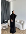 Qsh - Larmin Bel Detay Sandy Elbise - Siyah