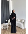 Qsh - Larmin Bel Detay Sandy Elbise - Siyah
