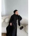 Qsh - Larmin Bel Detay Sandy Elbise - Siyah