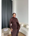 Sandy Arabic Elbise - Kahve