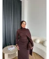 Sandy Arabic Elbise - Kahve