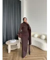 Sandy Arabic Elbise - Kahve