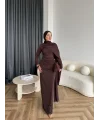 Sandy Arabic Elbise - Kahve