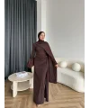 Sandy Arabic Elbise - Kahve