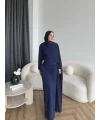 Sandy Arabic Elbise - Lacivert