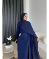 Sandy Arabic Elbise - Lacivert