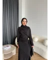 Sandy Arabic Elbise - Siyah