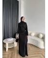 Sandy Arabic Elbise - Siyah