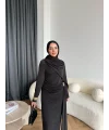 Sandy Arabic Elbise - Siyah