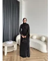 Sandy Arabic Elbise - Siyah
