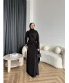 Sandy Arabic Elbise - Siyah