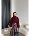 Sany Balon Kol Kazak - Bordo