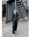 Selita Ön Fermuarlı Triko Takım - Lacivert