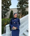 Sue Tasarım Elbise - Lacivert