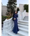 Sue Tasarım Elbise - Lacivert
