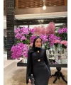 Sue Tasarım Elbise - Siyah