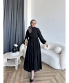 Tb - İndirimli Etekli Takım - Siyah