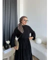 Tb - İndirimli Etekli Takım - Siyah