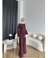 Tb - Lonby Kol Detay Takım - Bordo