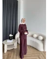 Tb - Lonby Kol Detay Takım - Bordo