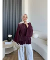 Tb - Mng Model Gömlek - Bordo