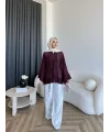 Tb - Mng Model Gömlek - Bordo