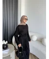 Tb - Nisal Paça Lastikli Takım - Siyah