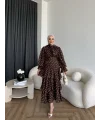 Tb - Ponpon Kat Kat Etekli Takım - Kahve