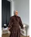 Tb - Ponpon Kat Kat Etekli Takım - Kahve