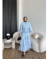 Tb - Ponpon Kat Kat Etekli Takım - Mavi
