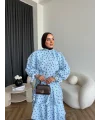 Tb - Ponpon Kat Kat Etekli Takım - Mavi