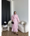 Tb - Ponpon Kat Kat Etekli Takım - Pembe
