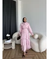 Tb - Ponpon Kat Kat Etekli Takım - Pembe