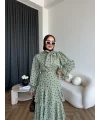Tb - Ponpon Kat Kat Etekli Takım - Yeşil