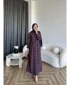 Tb - Wespa Kareli Elbise - Bordo