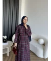 Tb - Wespa Kareli Elbise - Bordo