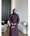 Tb - Wespa Kareli Elbise - Bordo