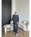 Yıkamalı Eşofman Takım - Antrasit