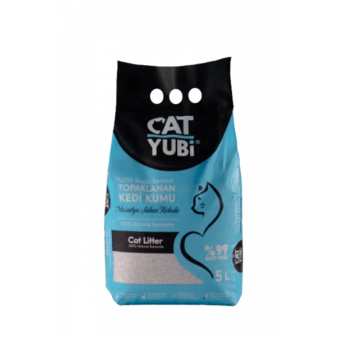 5 LİTRE MARSİLYA SABUNLU KOKULU KEDİ KUMU