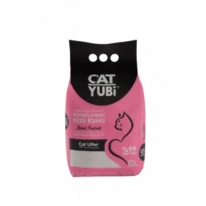 CAT YUBİ BEBEK PUDRALI PREMIUM KEDİ KUMU 10 LİTRE