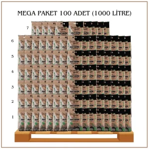 Natural Bastet Topaklanan Çam Pelet Kedi Kumu 1000 Litre