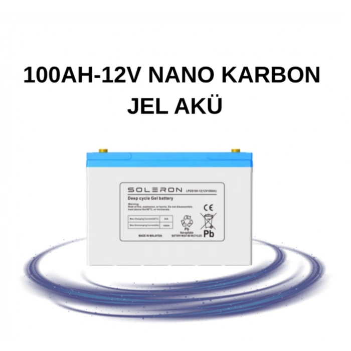 100AH-12V NANO KARBON JEL AKÜ