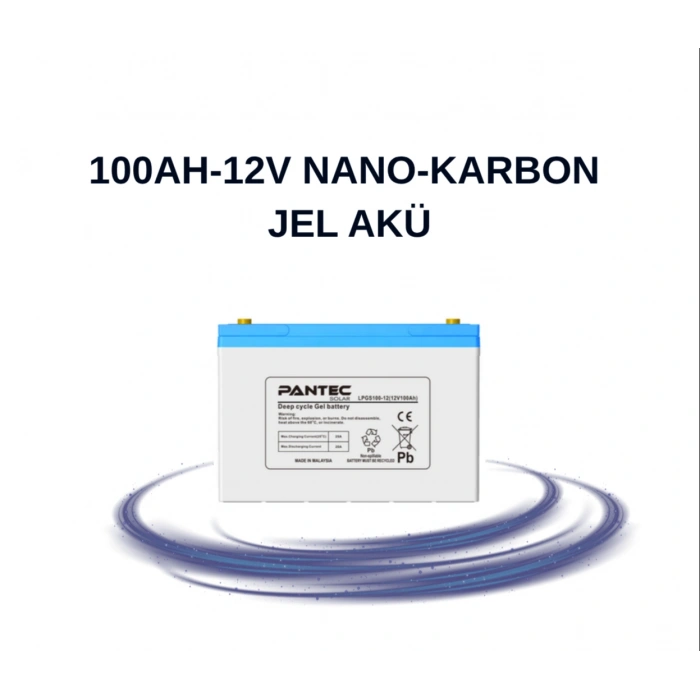 100AH-12V NANO-KARBON JEL AKÜ