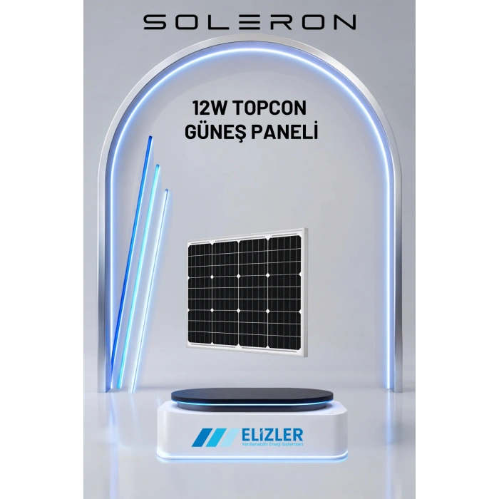 12W TOPCON GÜNEŞ PANELİ