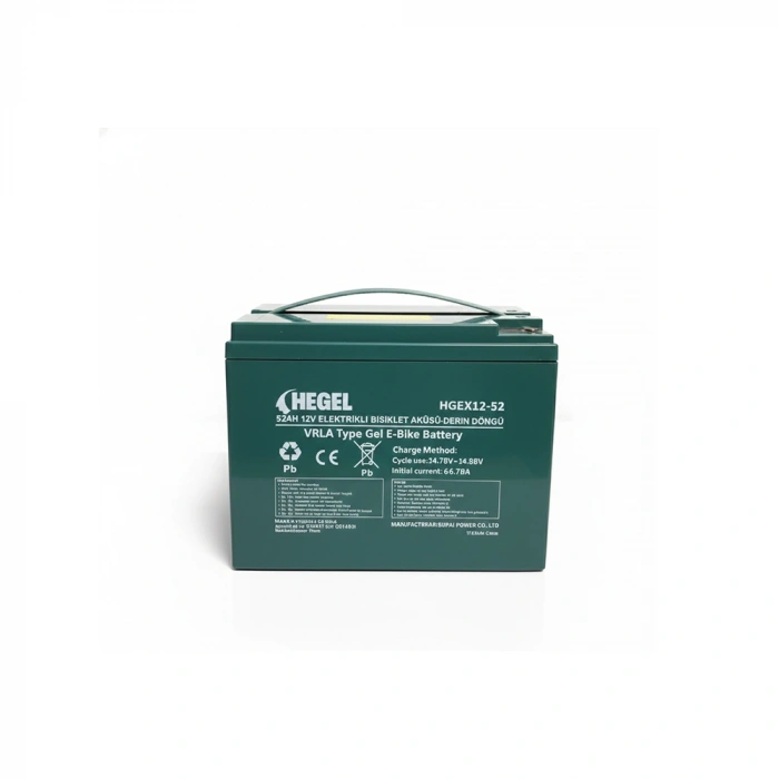 12V 52Ah EVF ELEKTRİKLİ  BİSİKLET AKÜSÜ