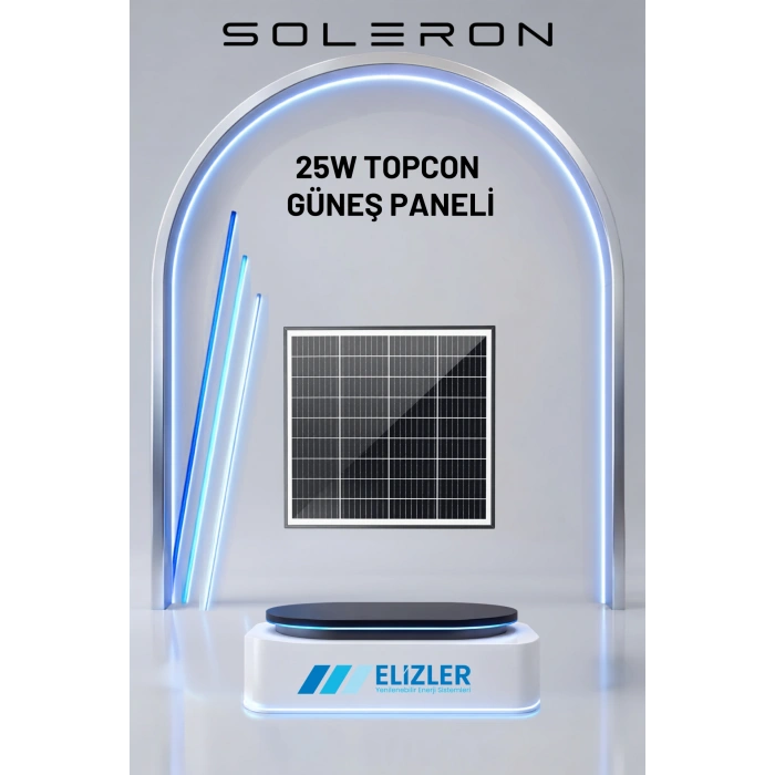 25W TOPCON GÜNEŞ PANELİ