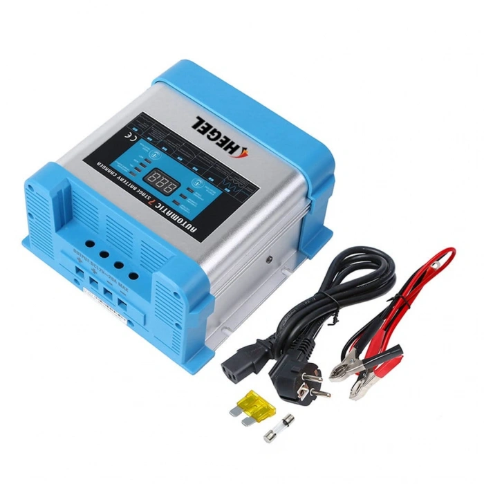 20A-12V JEL, KURU, SULU VE LİTYUM TİP AKÜ ŞARJ CİHAZI