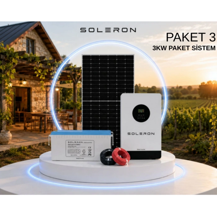 3KW PAKET SİSTEM (PAKET 3)